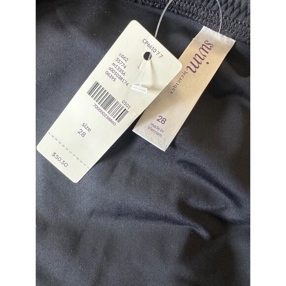NWT Swim by Cacique Lane Bryant Swim Skort Shorts + Skirt Black Plus Size 28 - Picture 6 of 8